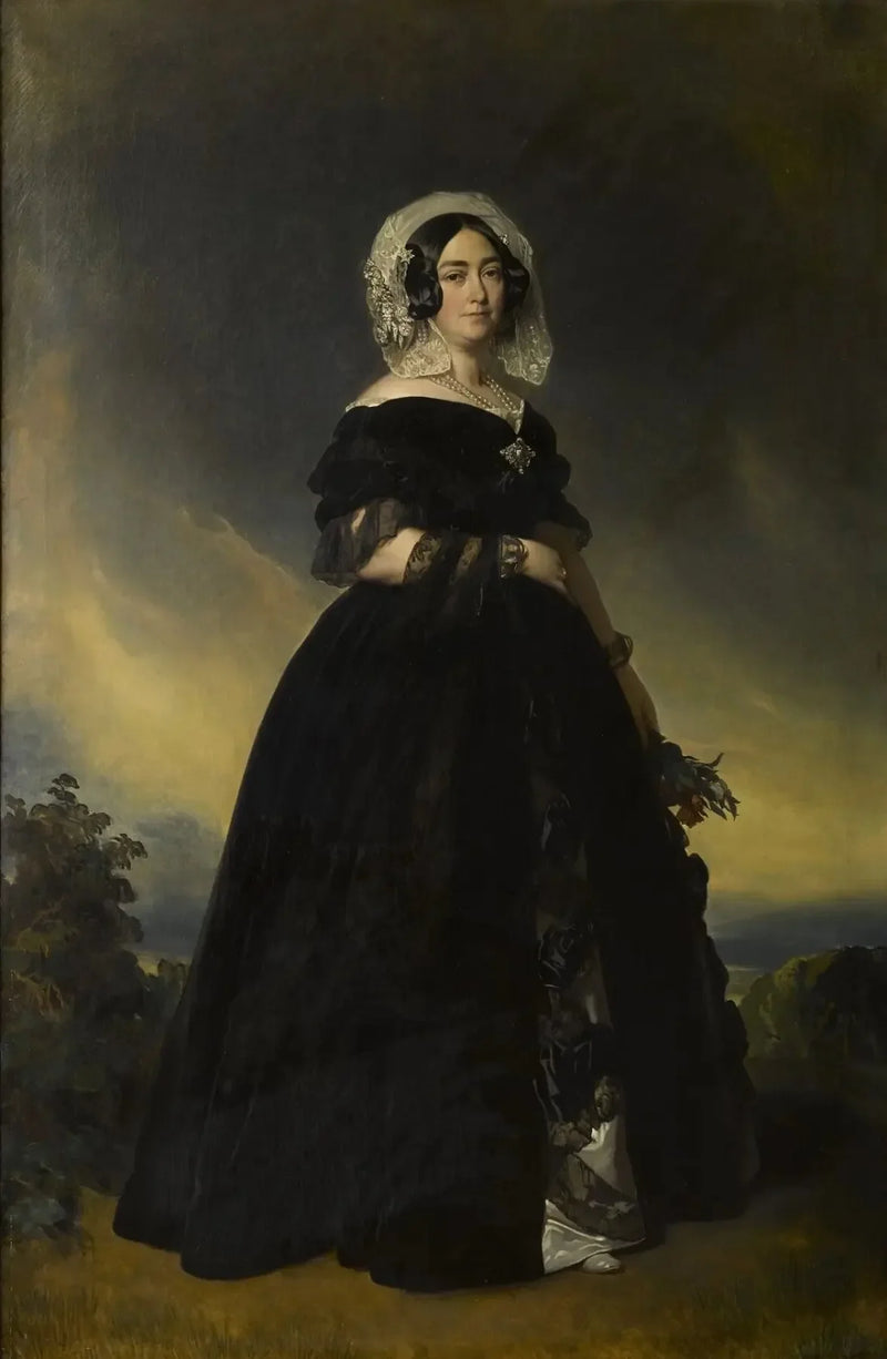 Marie-Louise-Thérèse-Victoire de Saxe-Cobourg-Saafeld, hertiginna av Kent (1786-1861) - Franz Xaver Winterhalter
