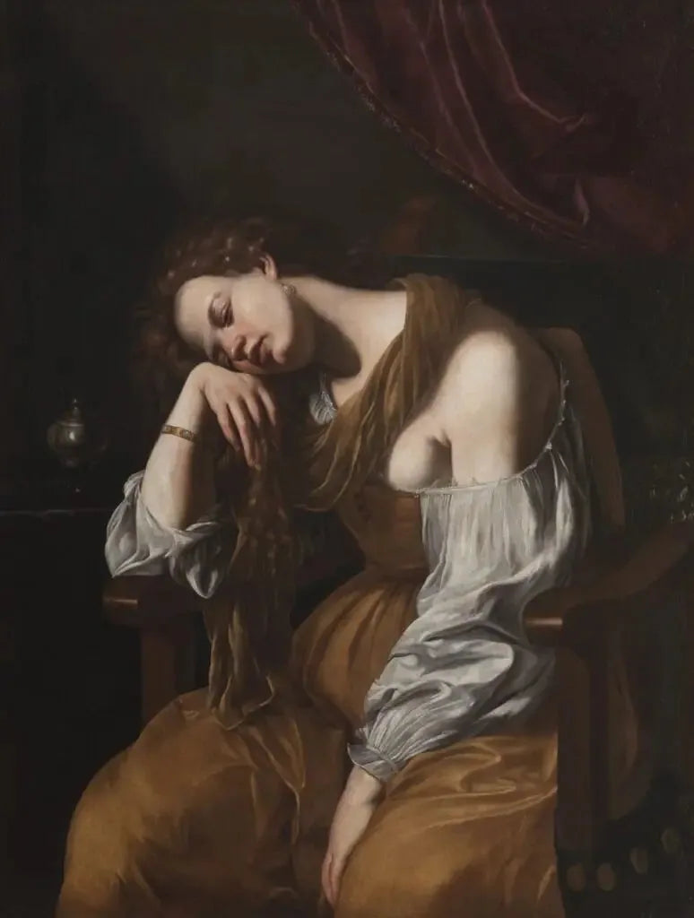 Maria Magdalena i melankoli - Artemisia Gentileschi