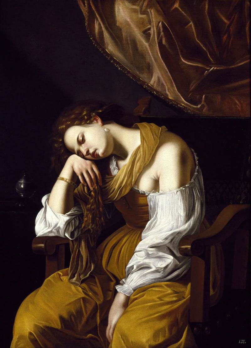 Maria Magdalena i melankoli - Artemisia Gentileschi
