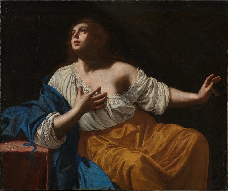 Maria Magdalena Penitent - Artemisia Gentileschi