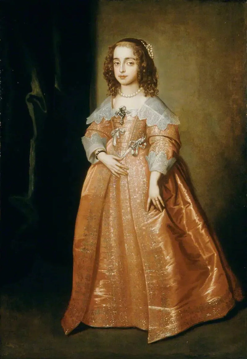 Marie, Orangeprinsessa (1631-1660), dotter till Karl I - Antoine van Dyck