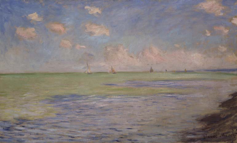 Reproduction du tableau « Marine à Pourville - Claude Monet » par Alpha Reproduction en peinture à l’huile