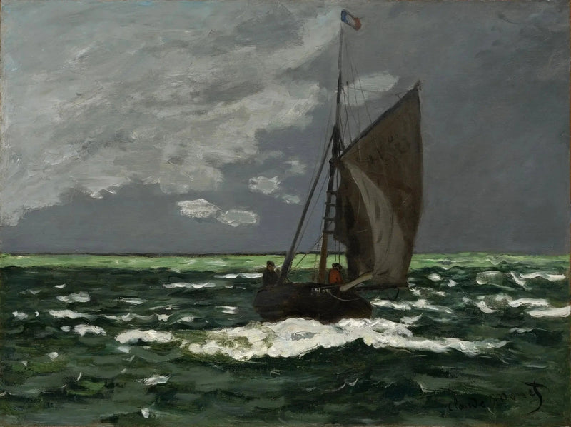 Marinen, storm W86 - Claude Monet