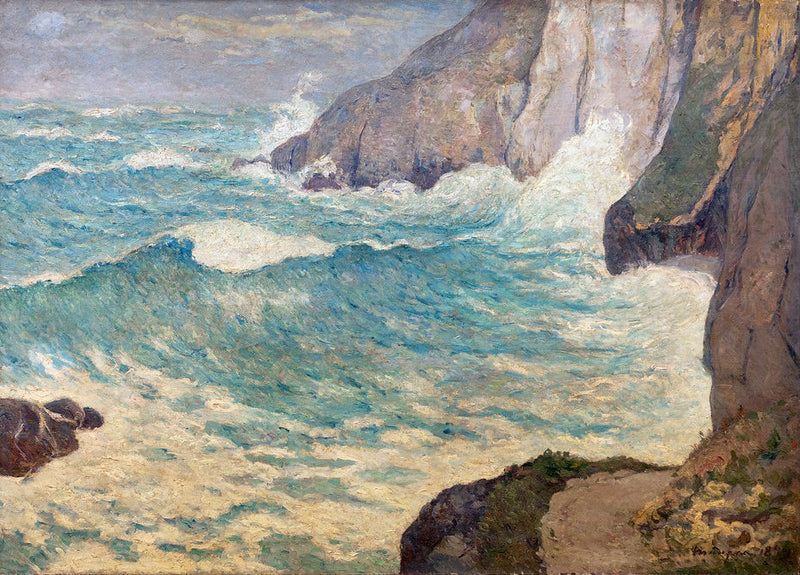 Marin i hårt väder - Maxime Maufra