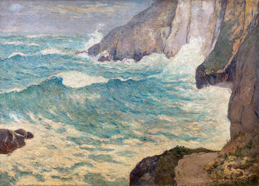 Marin i hårt väder - Maxime Maufra