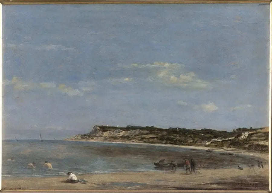 Hav, normand strand - Eugène Boudin