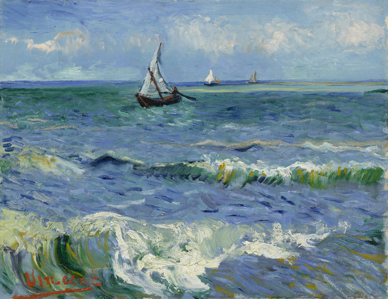 Marin landskap nära Saintes-Maries-de-la-Mer - Vincent van Gogh