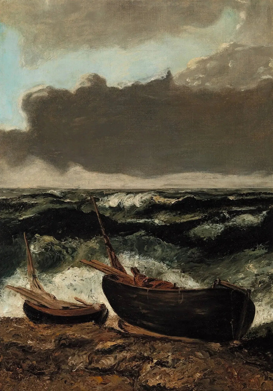 Marin. Storm - Gustave Courbet