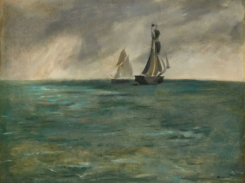Marin, åskväderstid - Édouard Manet