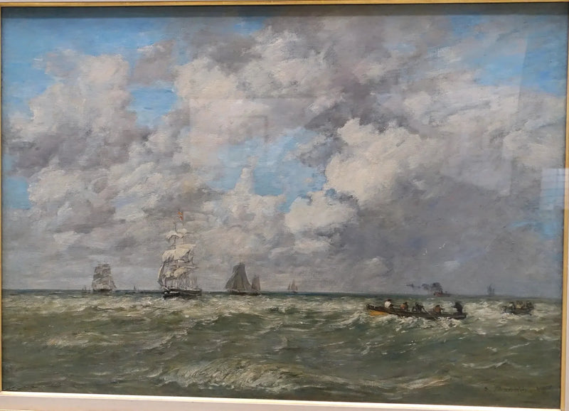 Marinare, lamanskaparna - Eugène Boudin
