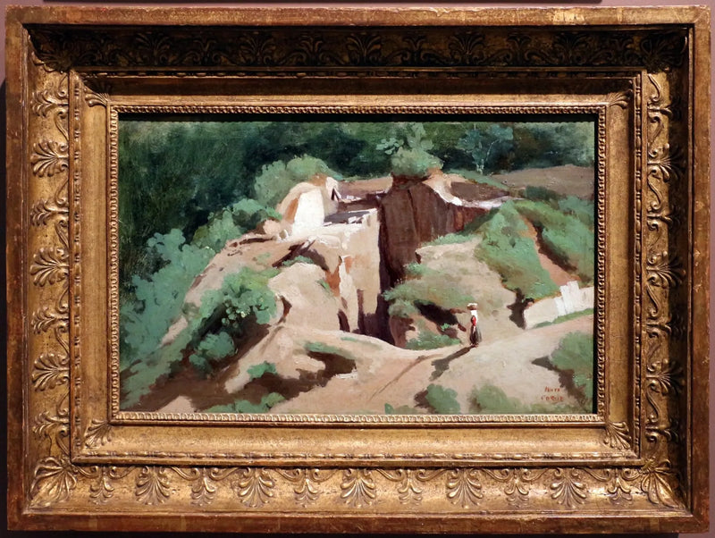 Marino. Ett tvättställ - Jean-Baptiste Camille Corot