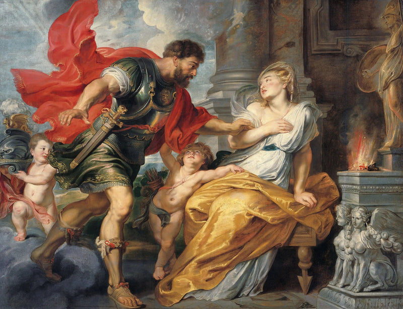 Mars och Rhea Silvia - Peter Paul Rubens