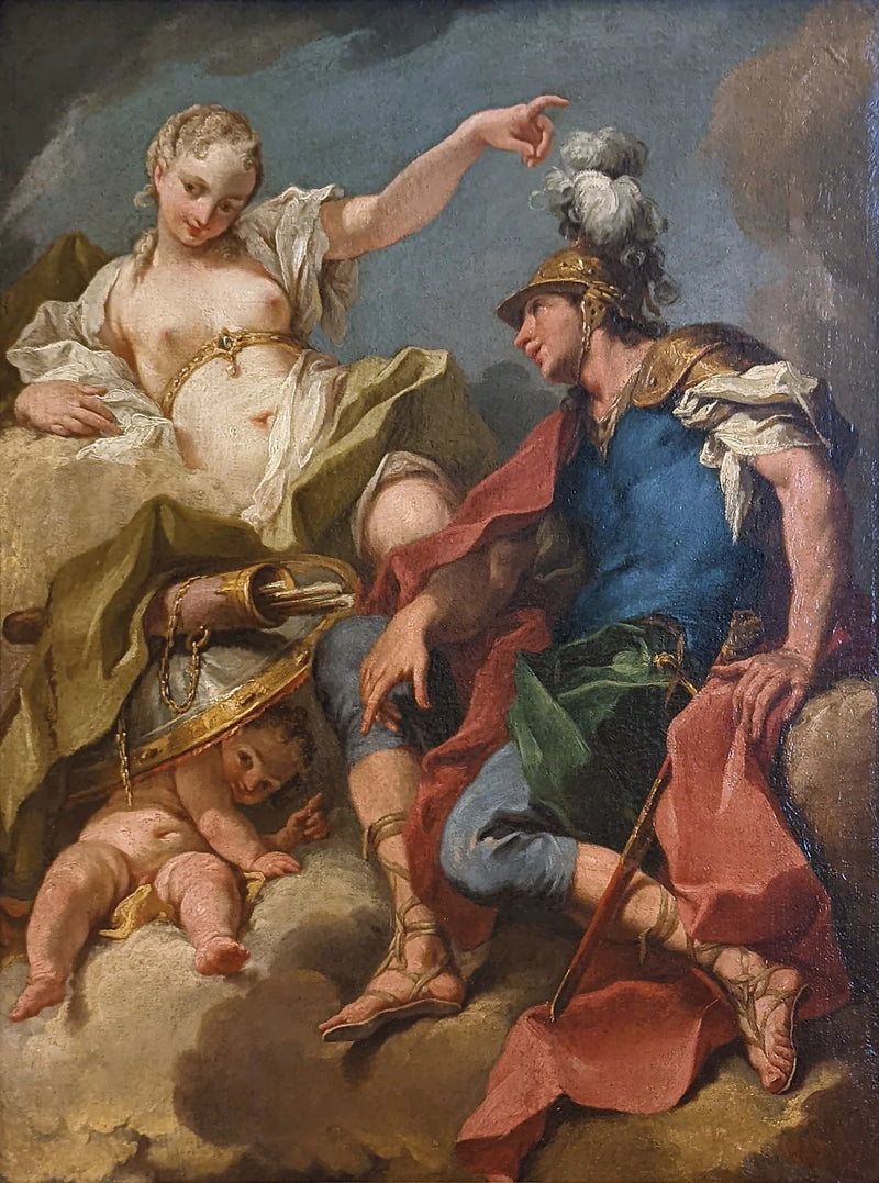 Mars och Venus - Giovanni Battista Pittoni