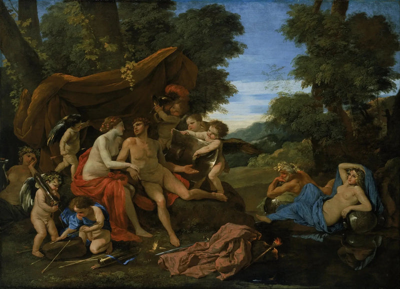 Mars och Venus - Nicolas Poussin