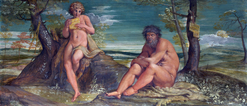 Marsyas och Olympe - Annibale Carracci