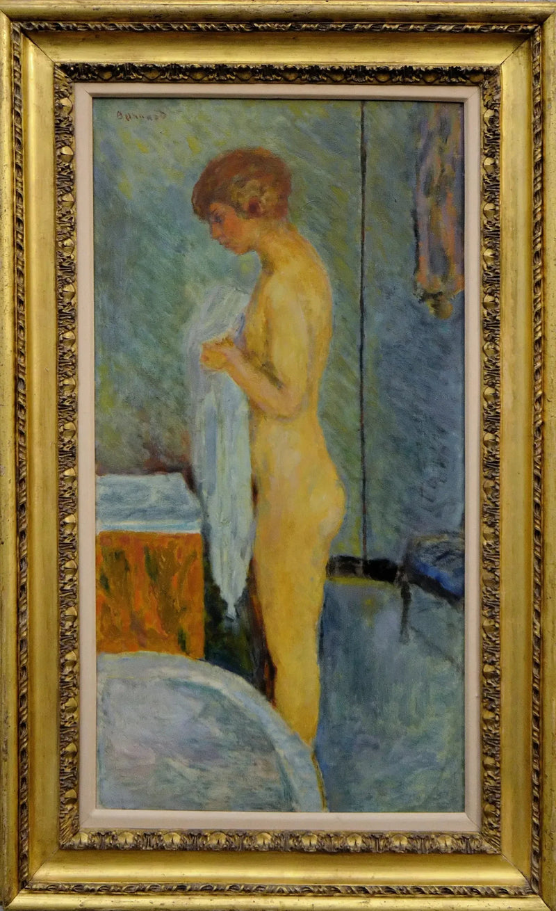 Marthe vid sin toalett - Pierre Bonnard