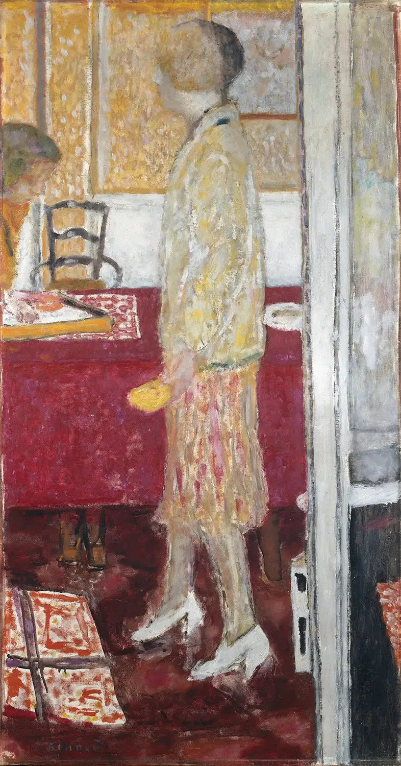 Marthe i matsalen i Cannet - Pierre Bonnard