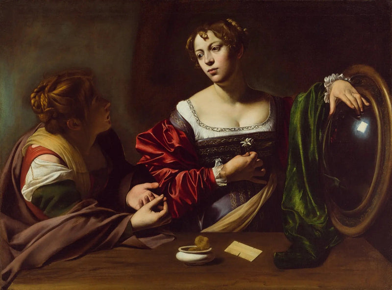 Marthe och Maria Magdalena - Caravaggio