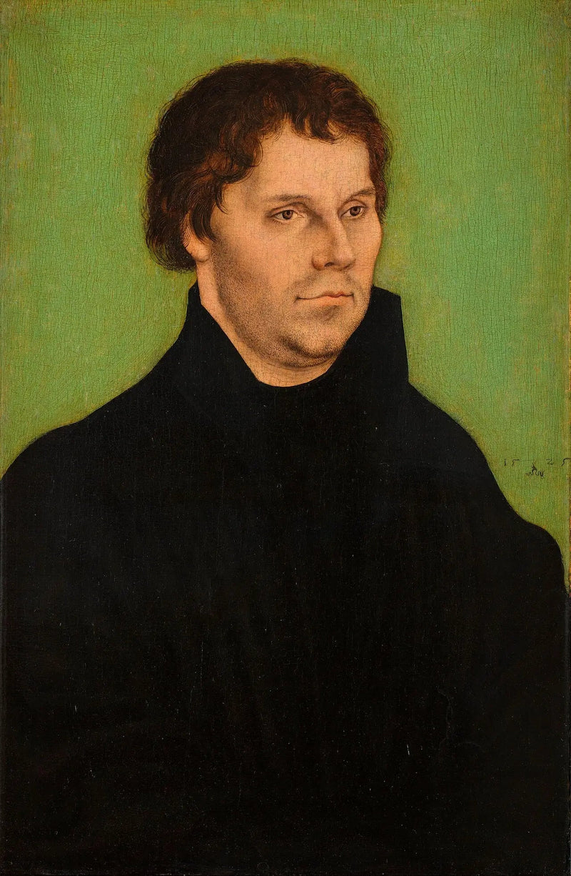 Martin Luther, till midjan, vänd mot höger - Lucas Cranach den äldre