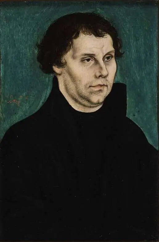 Martin Luther, till midjan, vänd mot höger - Lucas Cranach den äldre