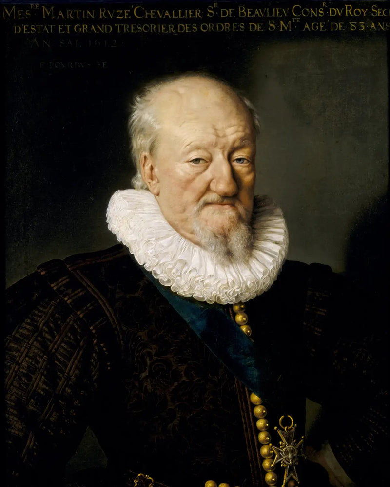 Martin Ruzé, lord av Beaulieu (1527-1613), 83 år gammal - Frans Pourbus den yngre