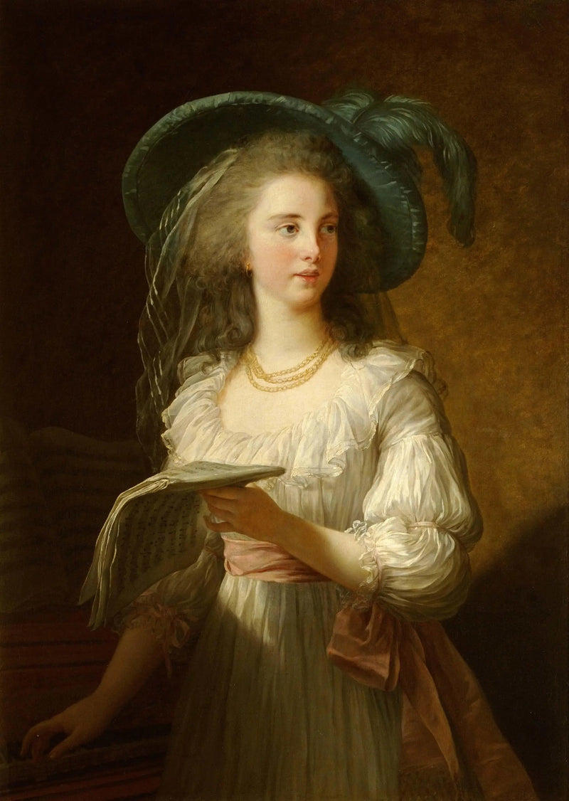 Martine-Gabrielle-Yoland de Polastron (1745-1793), hertiginna av Polignac - Élisabeth Vigée Le Brun