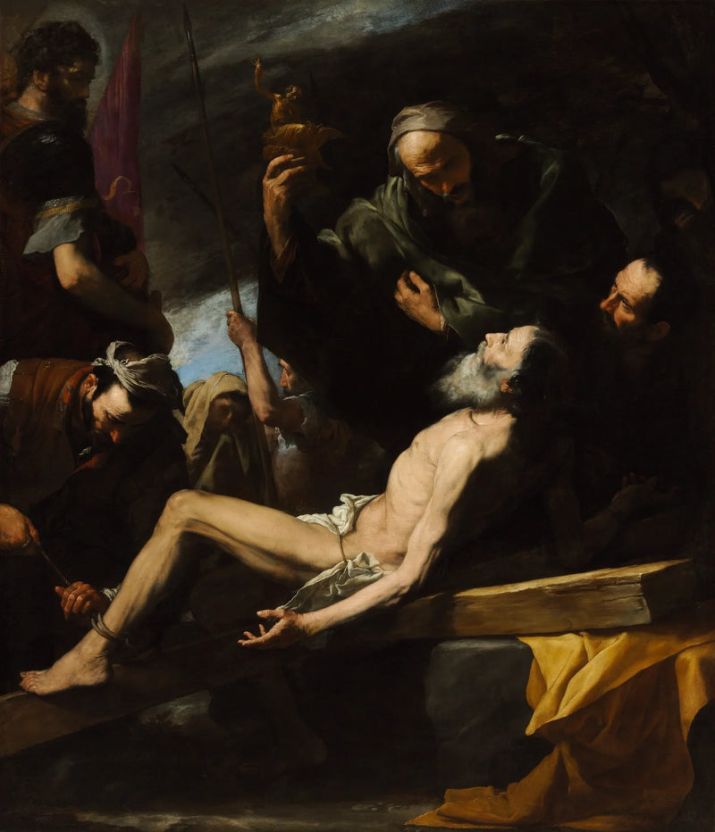 Martyrium av helige Andreas - Jusepe de Ribera