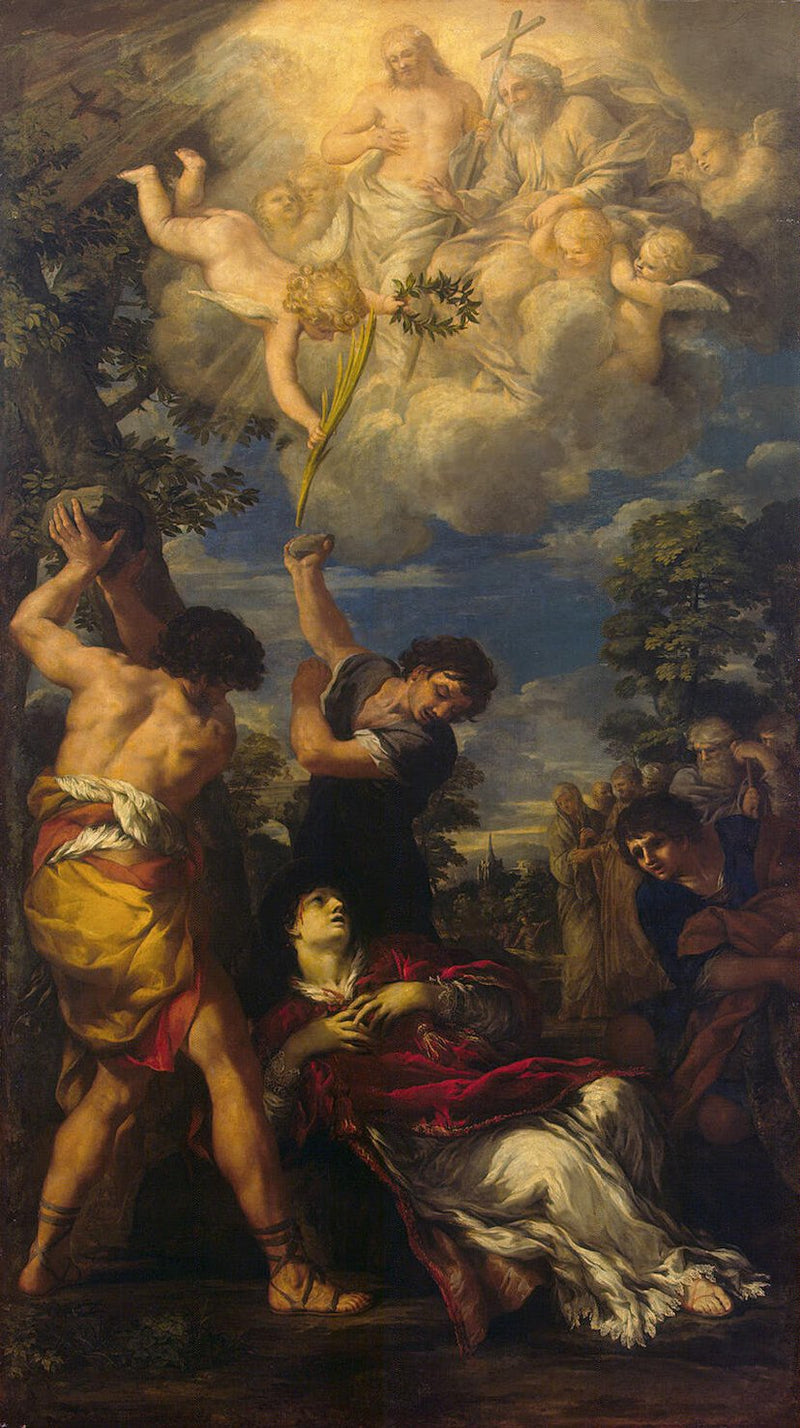 Martyr av Saint Étienne - Pietro da Cortona