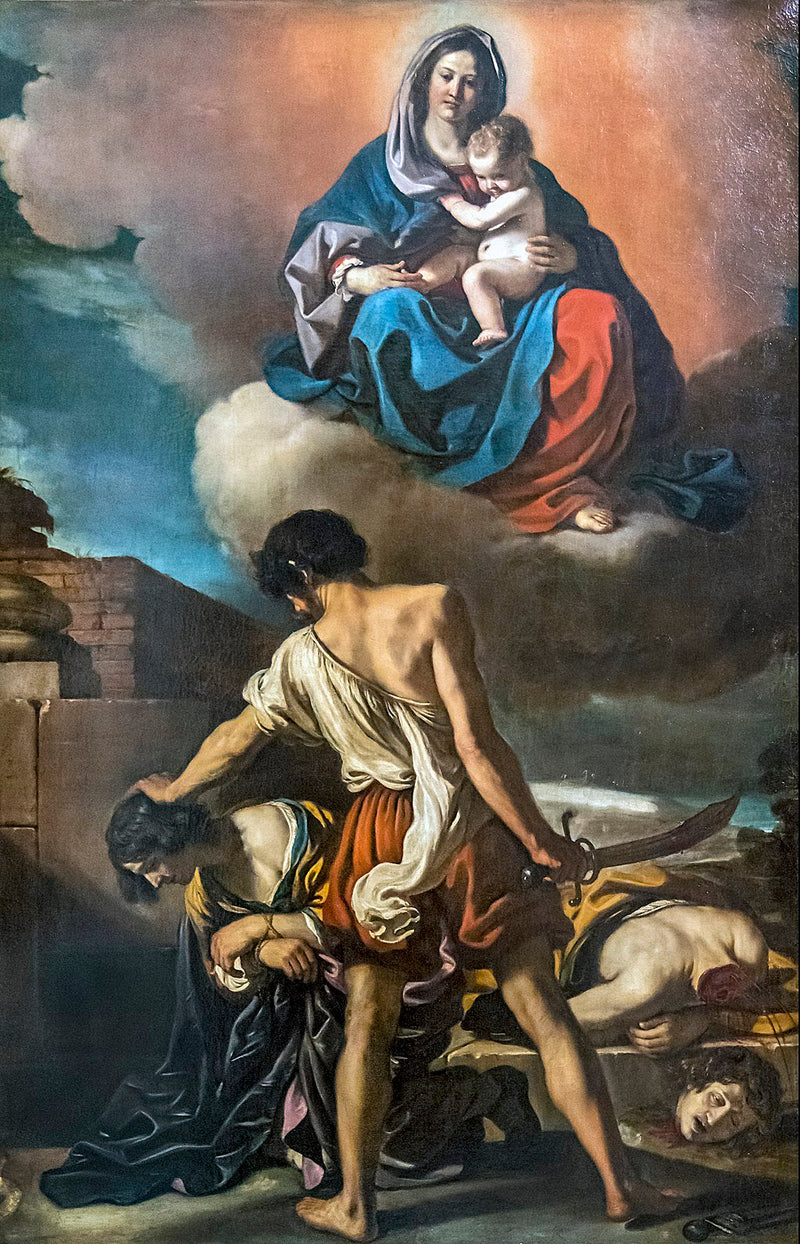 Martyrdom av helige Johannes och helige Paulus - Guercino