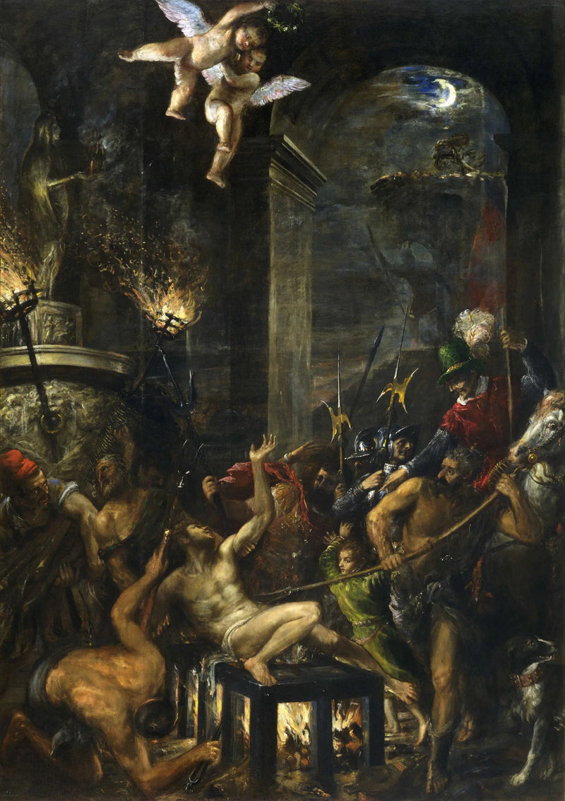 Martyr av Saint Laurent - Titian