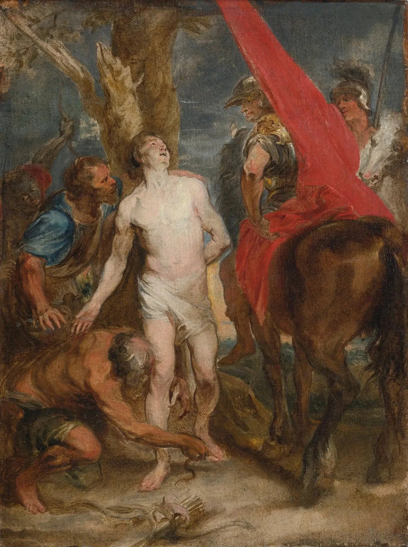 Martyr av Saint Sébastien - Antoine van Dyck
