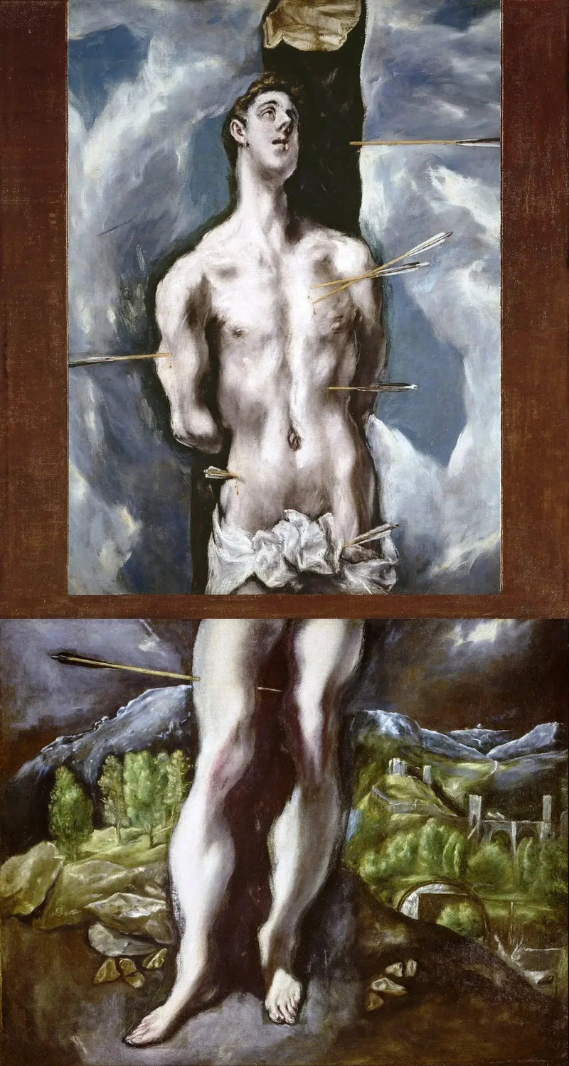 Martyr av Saint Sébastien - El Greco
