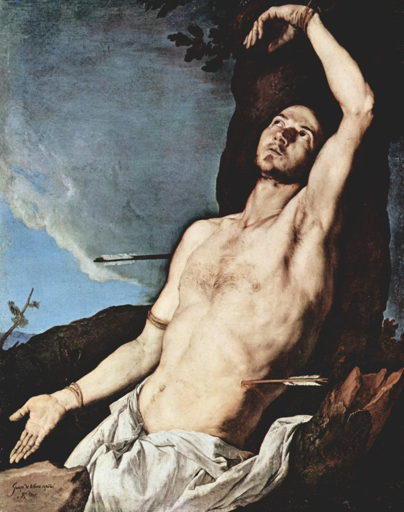 Martyr av Saint Sébastien - Jusepe de Ribera