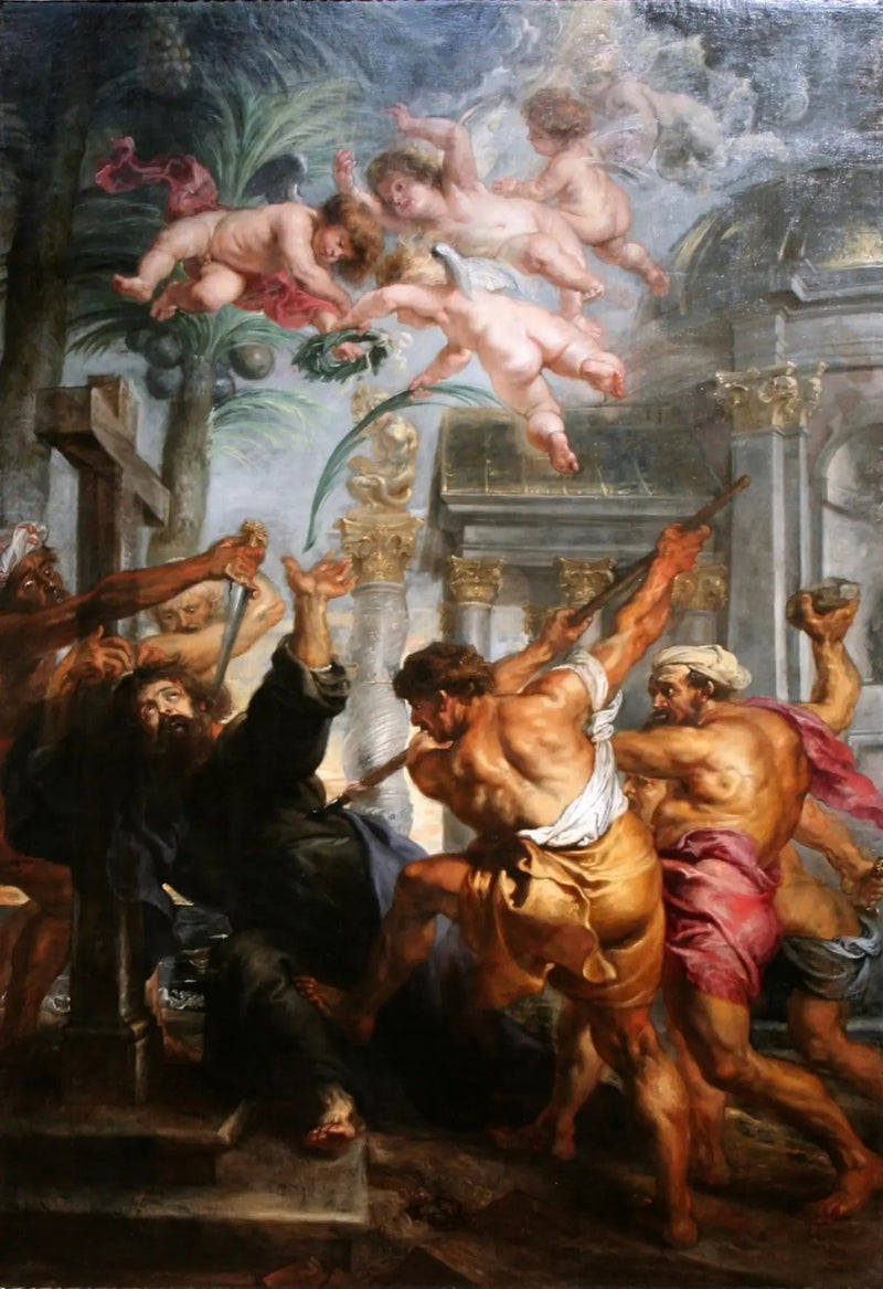 Martyrdom av helige Thomas - Peter Paul Rubens