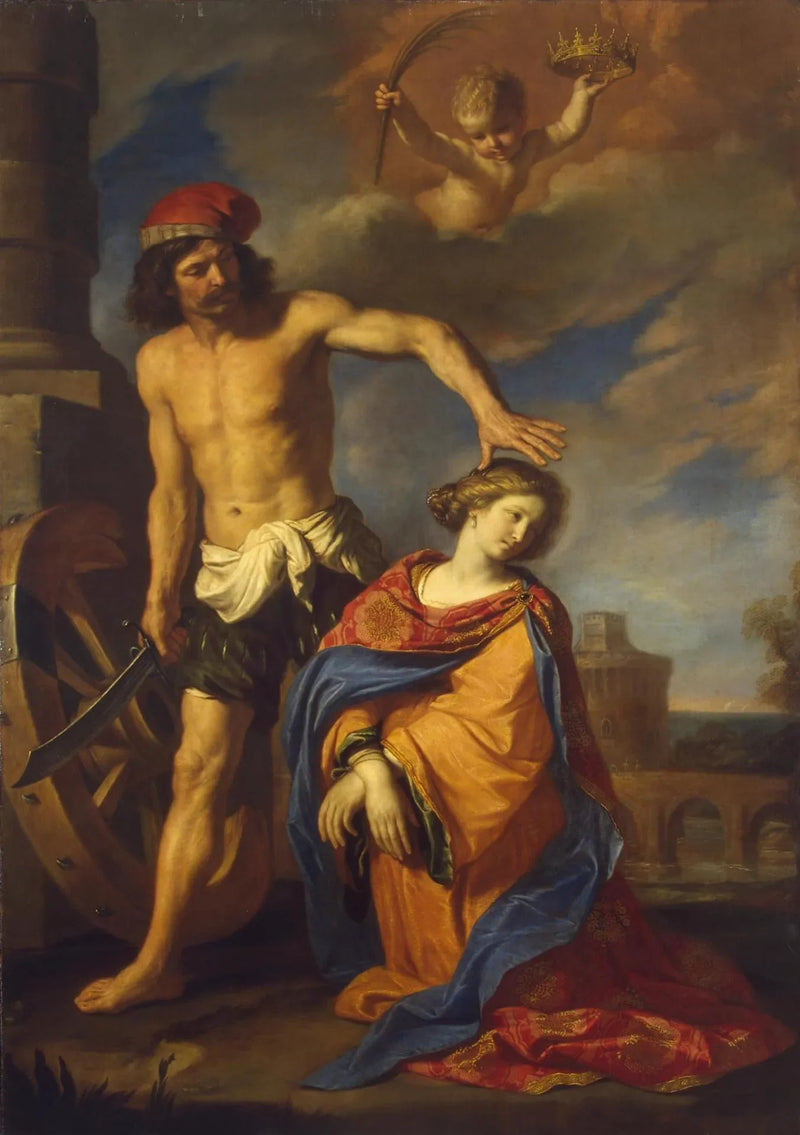 Martyr av heliga Katarina - Guercino
