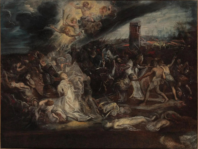 Martyrskapet av heliga Ursula - Peter Paul Rubens