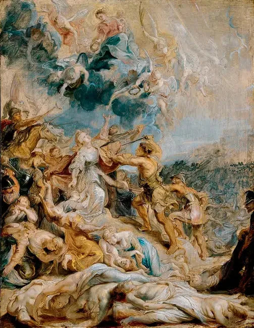Martyr av heliga Ursula - Peter Paul Rubens