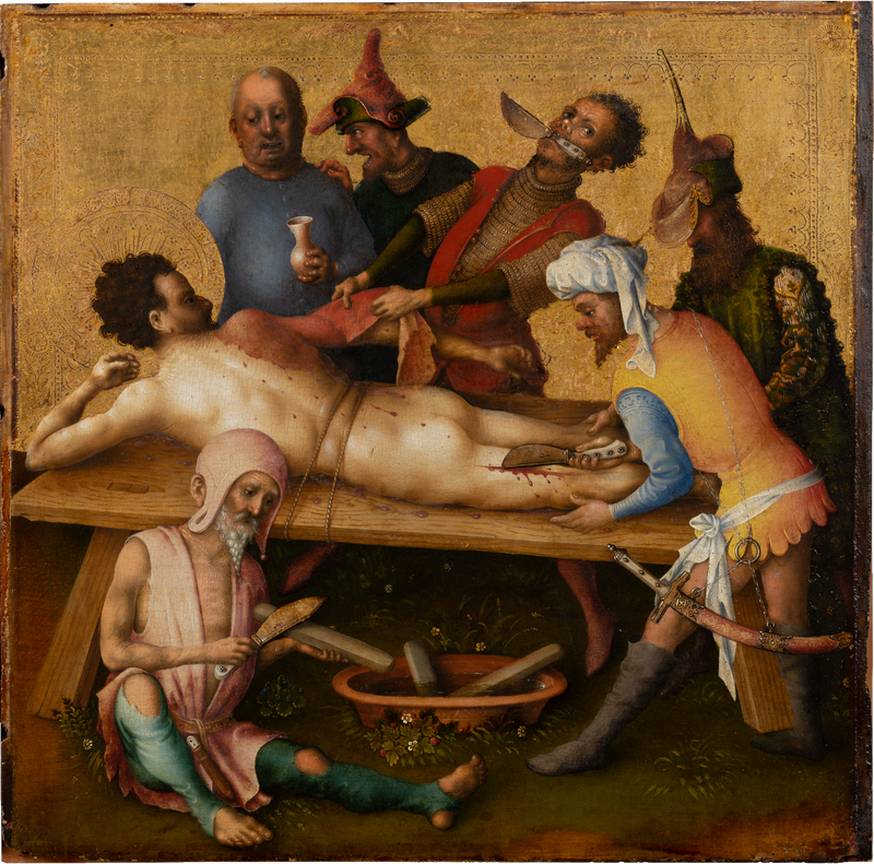 Apostlarnas martyrdom: Saint Barthélemy:s martyrdom - Stefan Lochner