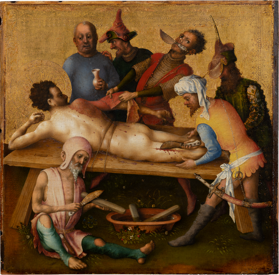 Apostlarnas martyrdom: Saint Barthélemy:s martyrdom - Stefan Lochner
