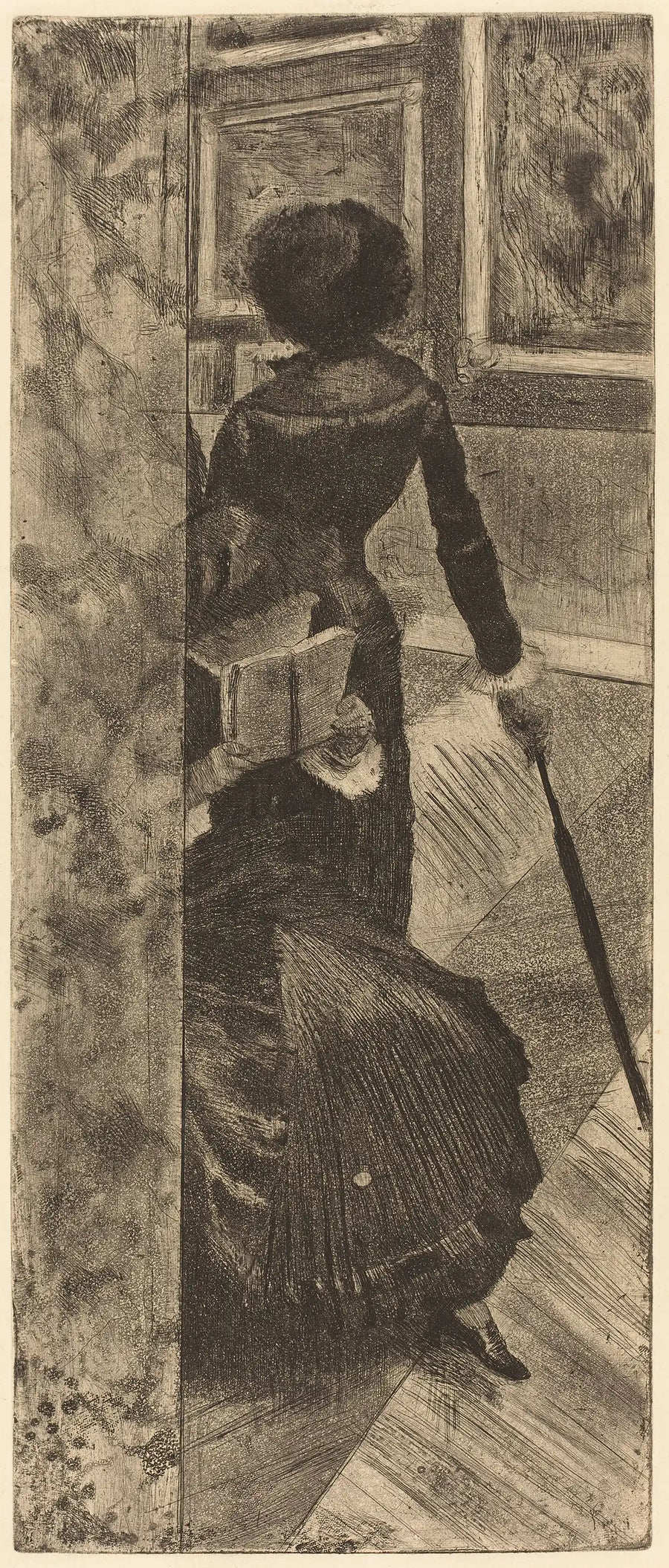Mary Cassatt på Louvren: Målningen - Edgar Degas