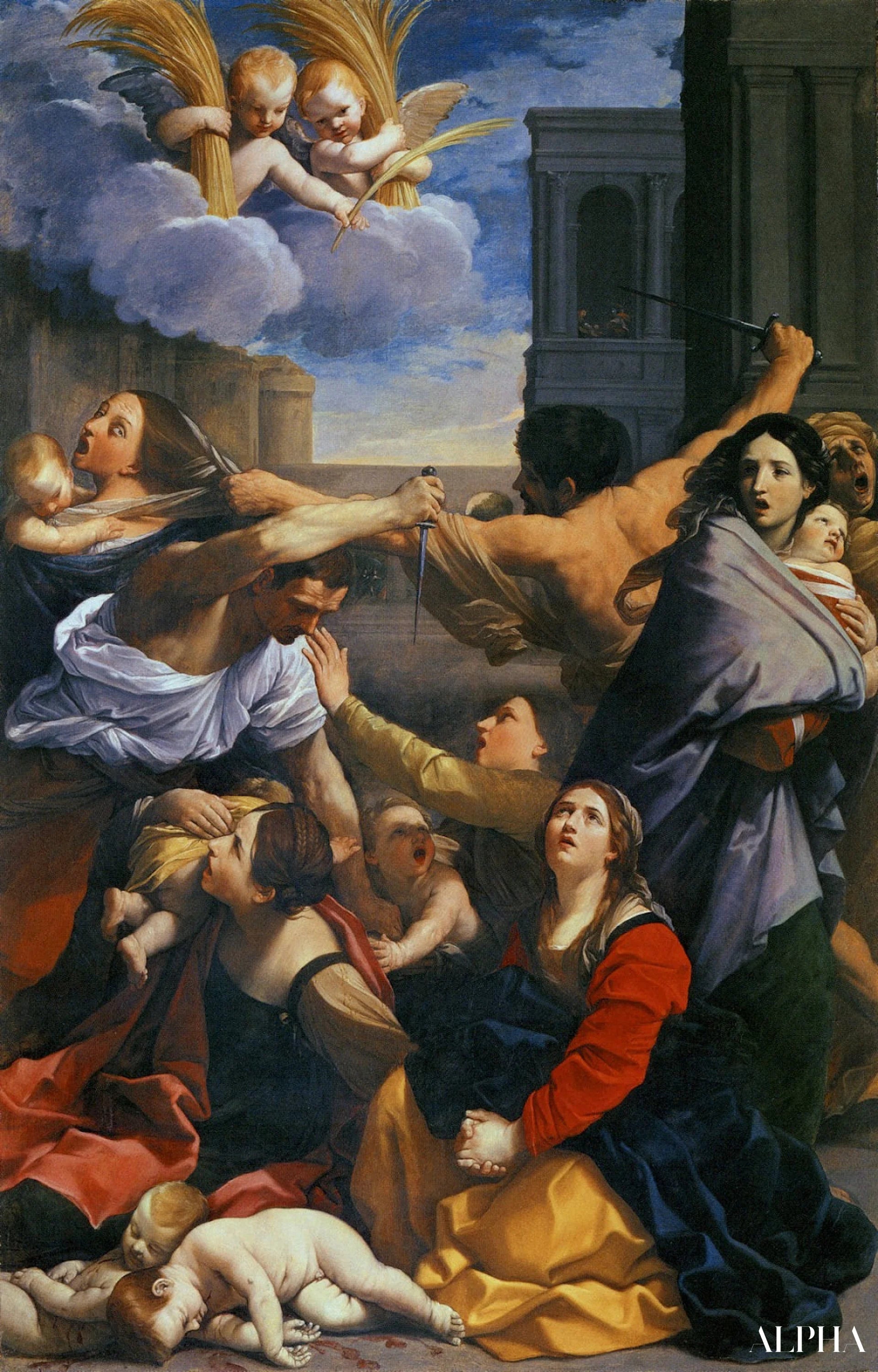 Massacre of the Innocents - Guido Reni Reproductions of paintings in oil paint