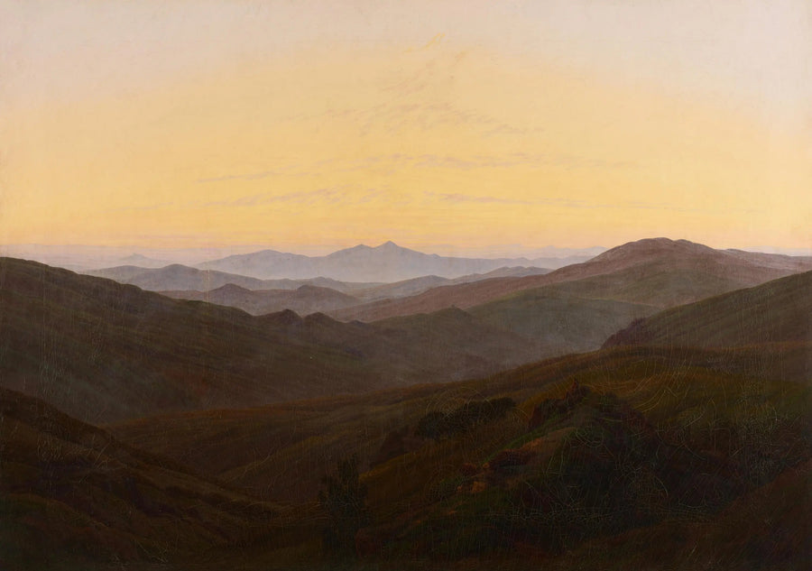 Jättarnas Massiv - Caspar David Friedrich