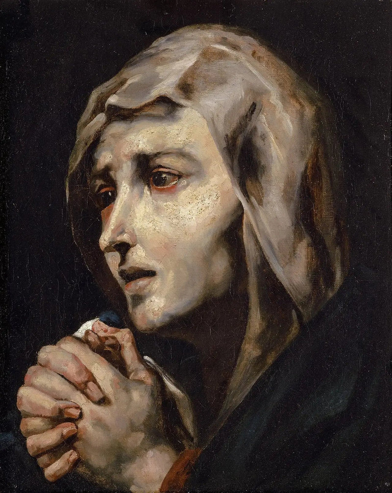 Mater dolorosa, kopia efter Ribera - Théodore Géricault