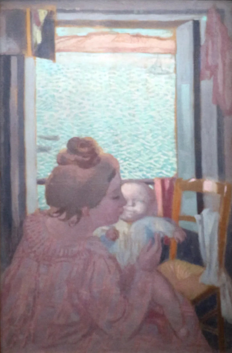 mödraskap vid fönstret - Maurice Denis