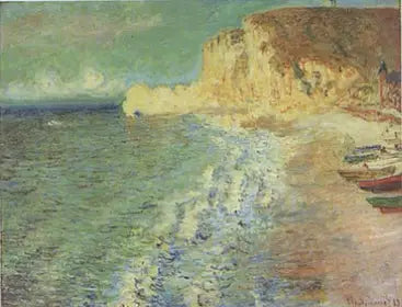 Morgon i Étretat - Claude Monet