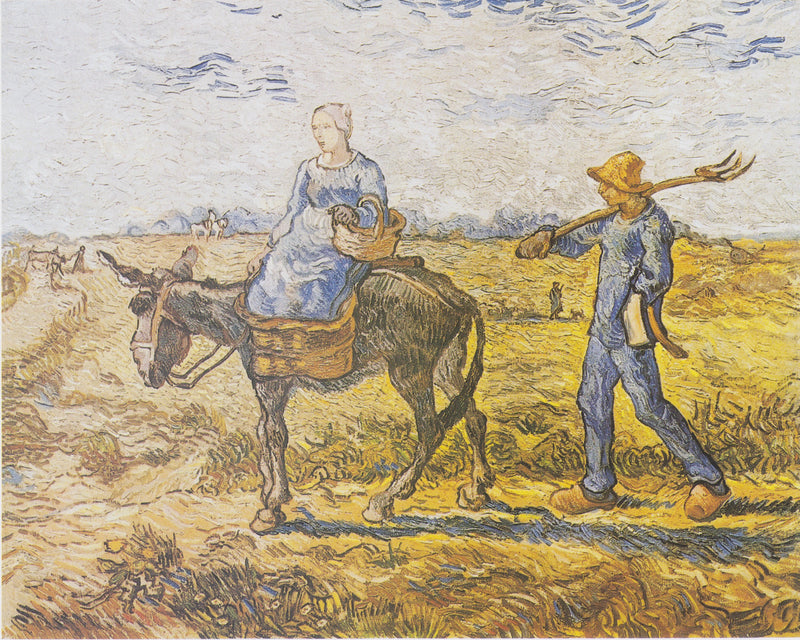 Morgon. På jobbet (efter Millet) - Vincent van Gogh