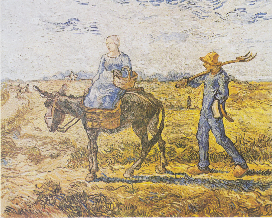 Morgon. På jobbet (efter Millet) - Vincent van Gogh