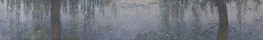 Näckrosor - Klar Morgon med Pilträd - Claude Monet