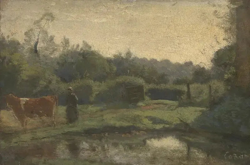 Sommarmorgon - Jean-Baptiste Camille Corot