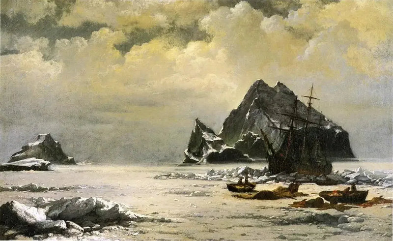 Morgon på Arktis isgläntor - William Bradford